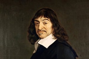 Renés Descartes, según el conocido retrato de Frans Hals.