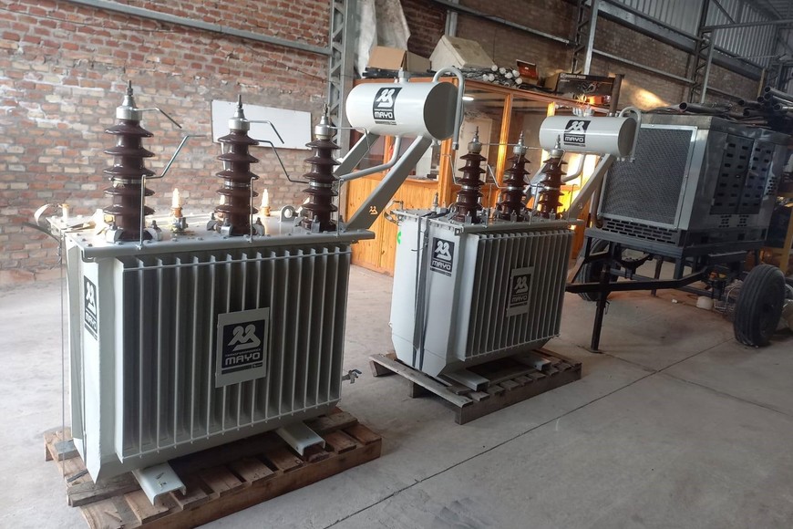 Transformadores adquiridos con recursos del Promudi.