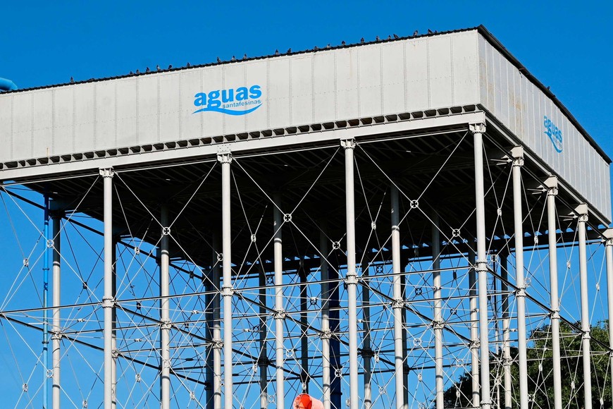 Aguas Santafesinas y una obra de suma importancia para la capital provincial. Foto: Flavio Raina