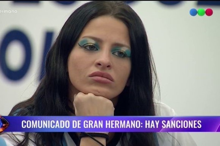 Chiara fue sancionada por Big...