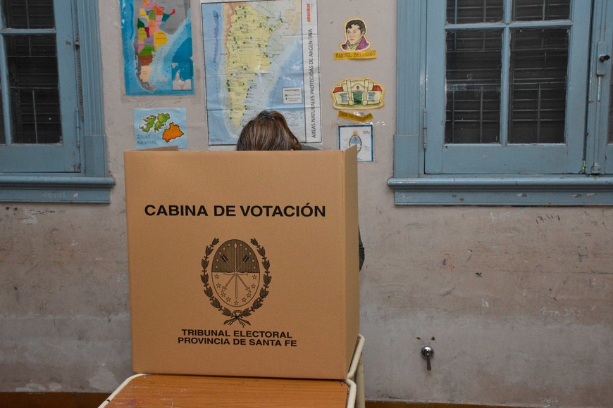 La cabina de votación de la provincia. Foto: Archivo / Flavio Raina
