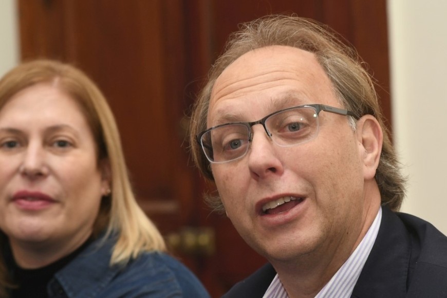 Olivares viajó junto a Saglione. Foto: Flavio Raina