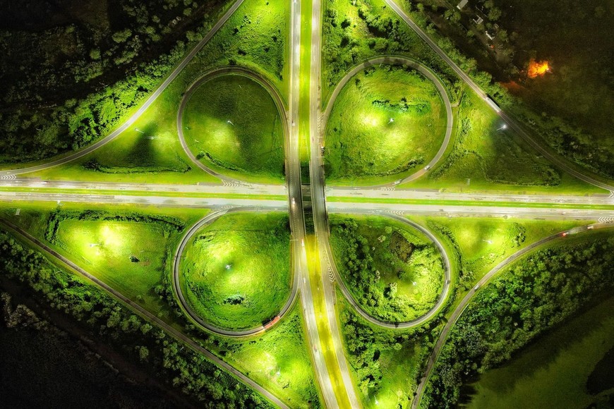 Inicio de las obras en la Circunvalación. Crédito: Gobierno de la provincia de Santa Fe