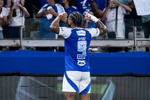 Cruzeiro celebró antes de su viaje a Santa Fe. Crédito: Prensa Cruzeiro