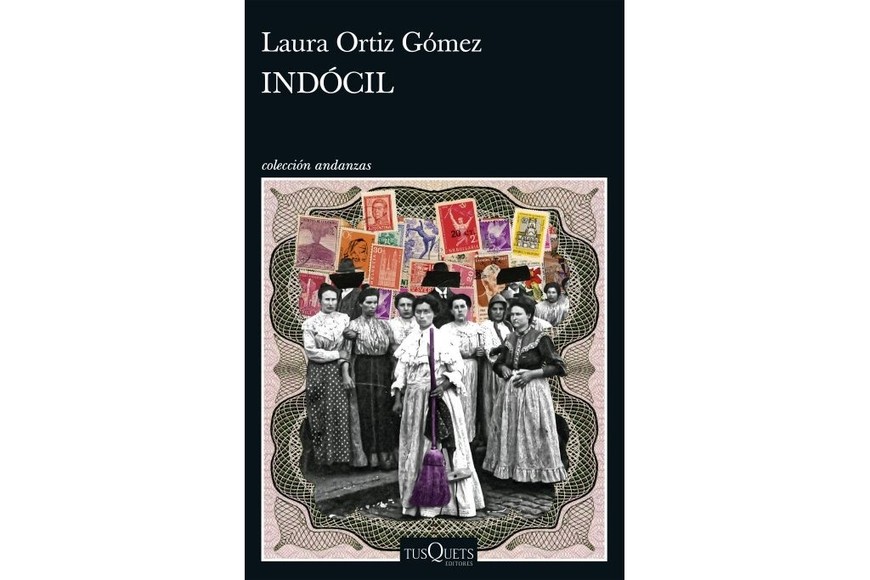 Portada de “Indócil”,  novela de Laura Ortiz Gómez