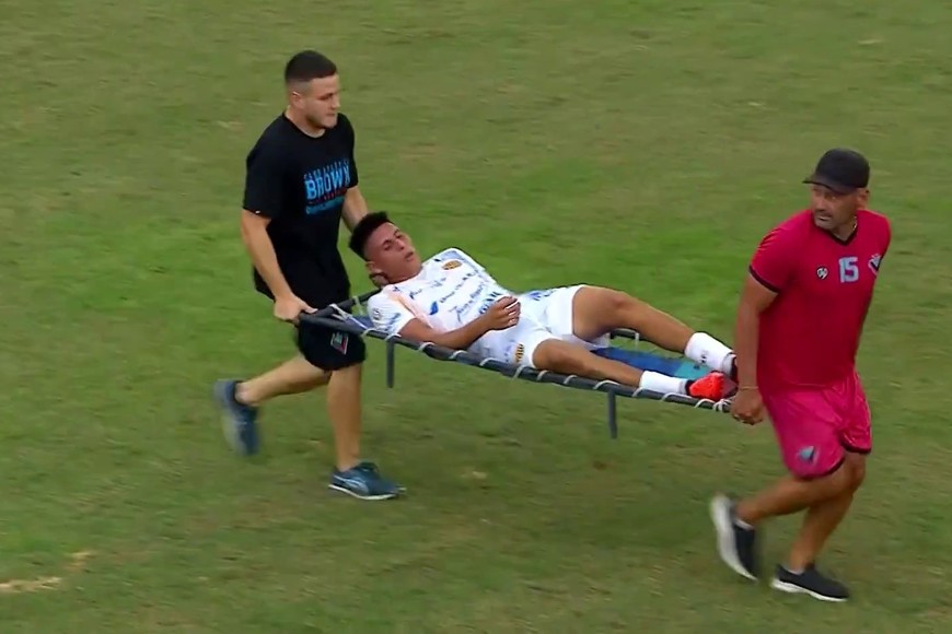 El partido se rompió con el incidente.