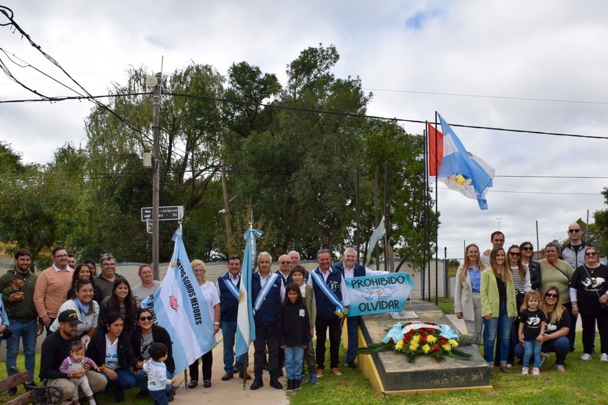 San Carlos Sud prepara una serie de homenajes a 43 años de la guerra de Malvinas. Foto: Gentileza