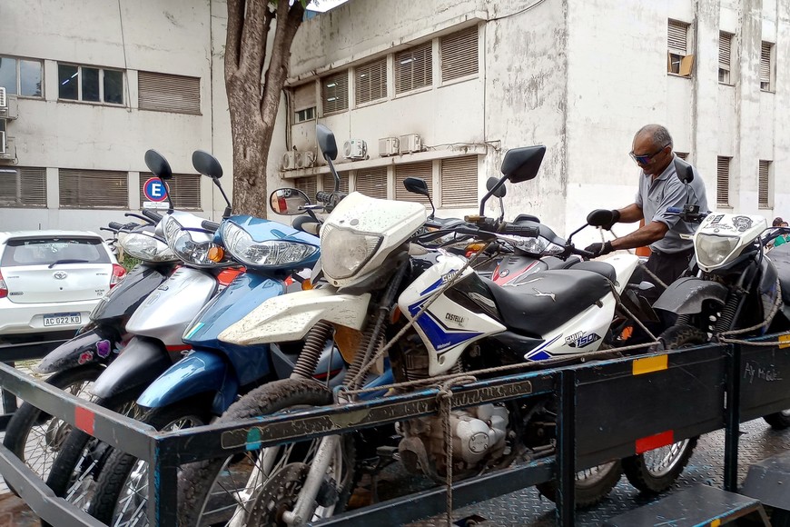 Fueron 653 las motos retenidas, la gran mayoría por falta de documentación.