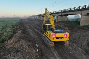 Así lucía el puente Carretero este jueves por la mañana. Crédito: Fernando Nicola