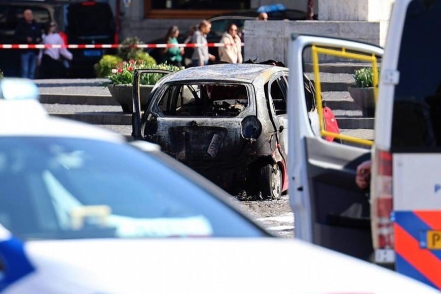 El conductor sufrió lesiones.