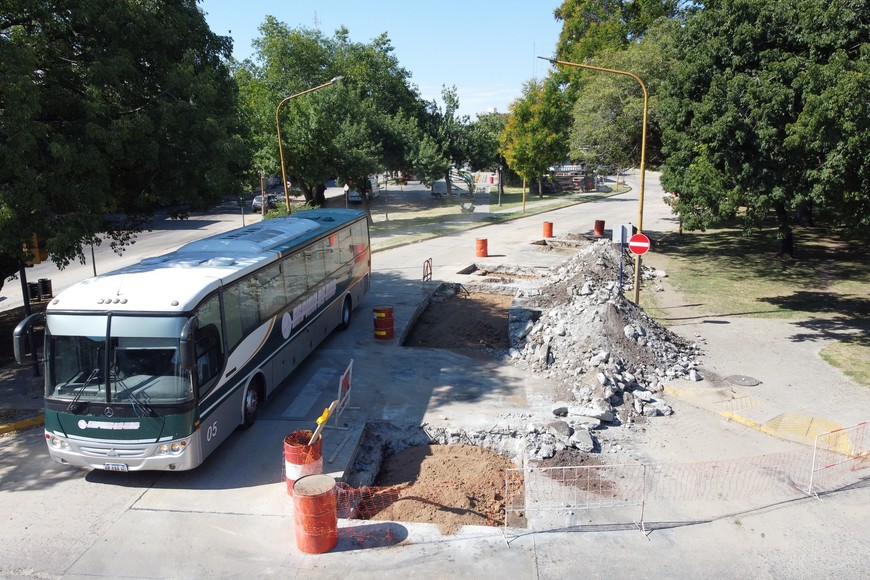 La reparación de la calle interna de la Terminal ya fue concluida.