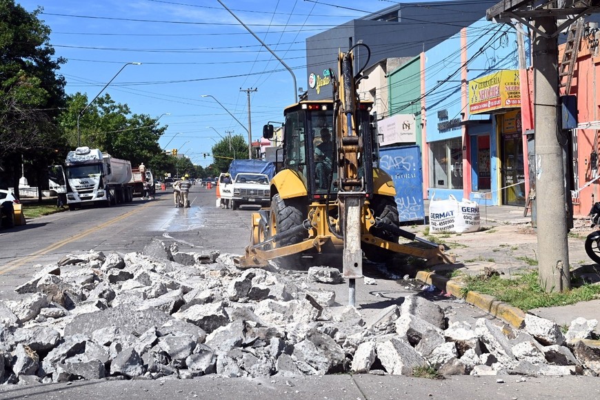 Un arreglo en la Av. Gral. Paz, a cargo del municipio.