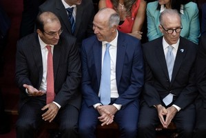 Manuel García-Mansilla participó como cuarto miembro de la Corte Suprema de Justicia, de la apertura de sesiones a cargo del Presidente Javier Milei. Su futuro en el áximo tribunal es una incógnita, luego de que el Senado rechazara su pliego.