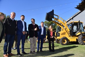 El gobernador visitó Roldán, Funes, Pujato y Casilda