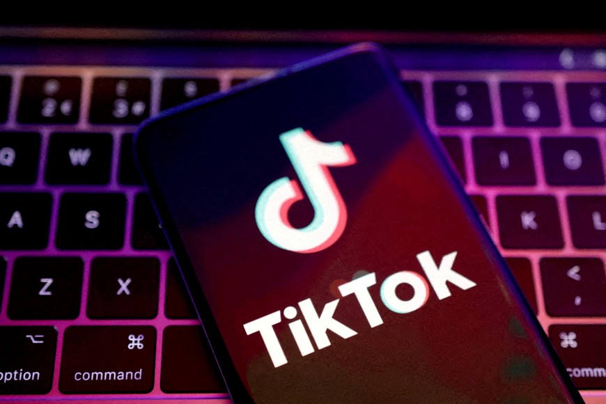 FILE PHOTO: TikTok app logo is seen in this illustration taken, August 22, 2022. REUTERS/Dado Ruvic/Illustration/File Photo