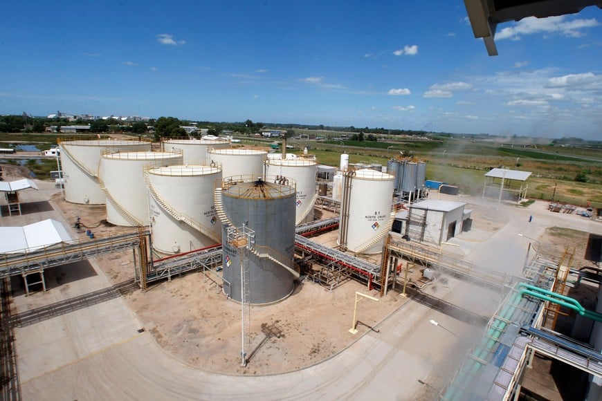 FILE PHOTO: General view of the Patagonia Bioenergia biodiesel plant in San Lorenzo February 26, 2010. REUTERS/Enrique Marcarian/File Photo