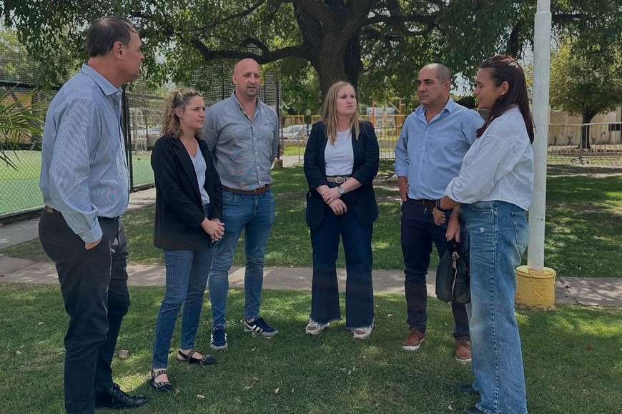 Tejeda manifestó que estuvo en la localidad visitando dos instituciones que cumplen un rol fundamental en la comunidad.