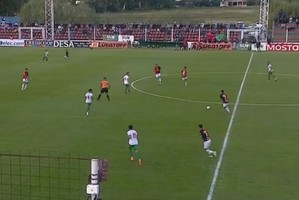 Colón vs Agropecuario en Carlos Casares. Foto: captura TyC