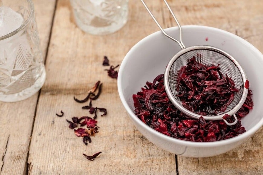 La flor de Jamaica es conocida por su efecto diurético.