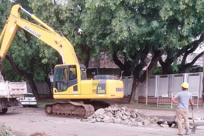 La escuela readecuó el ingreso ante la situación planteada el lunes.
