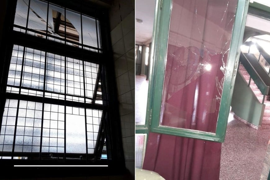 Durante toda la jornada los damnificados se abocaron a los trabajos de reparación.