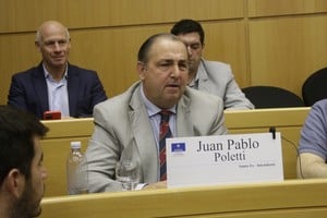 Poletti, parte de una capacitación sobre la participación ciudadana. Gentileza