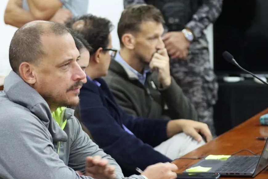 Los hermanos Kiczka, en el banquillo de los acusados. Foto: Poder Judicial de Misiones