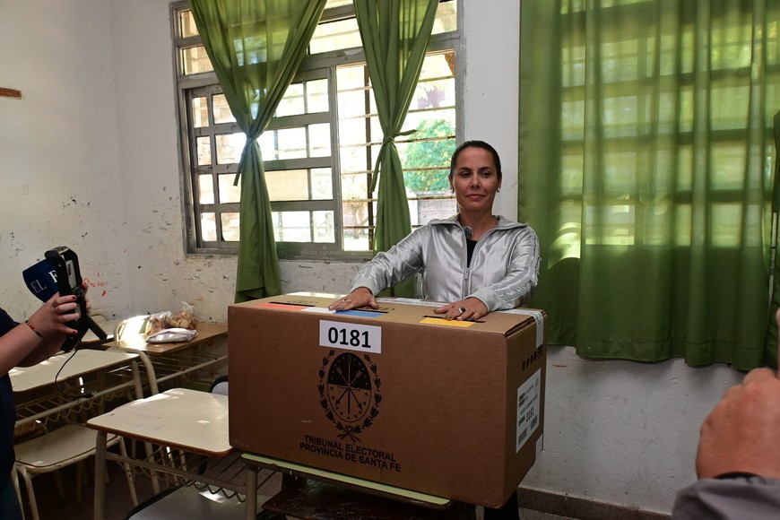 Así votó Mudallel. Foto: Flavio Raina