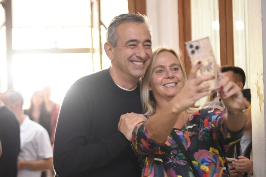 Así votó Javkin en Rosario. Foto: Gentileza