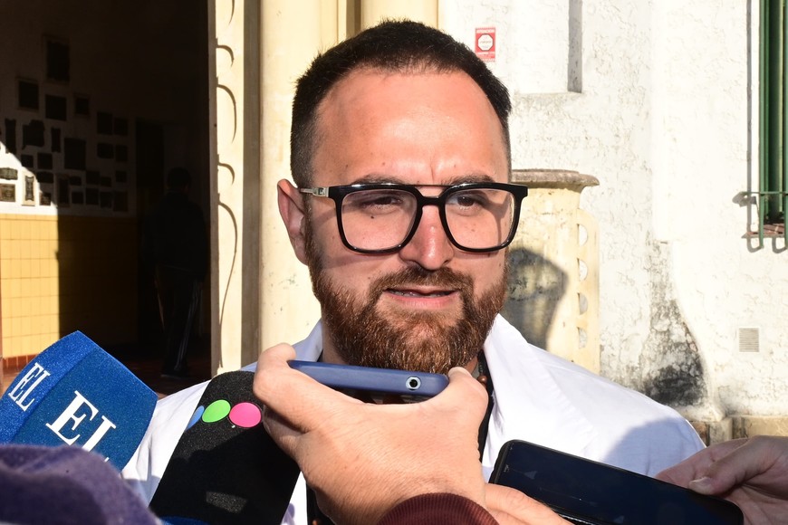 La votación de Pedro Medei. Foto: Flavio Raina