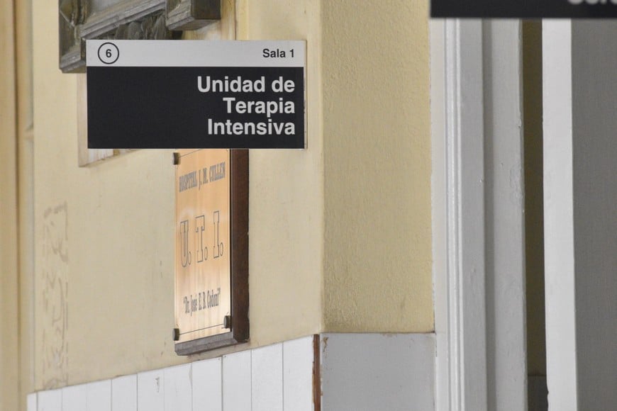 La víctima, un hombre de 46 años, permanece internada en la unidad de terapia intensiva del Hospital Cullen. Crédito: Flavio Raina
