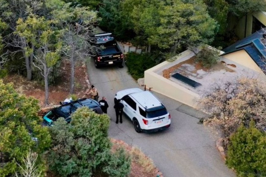 Imágenes difundidas por la policía de Nuevo México.