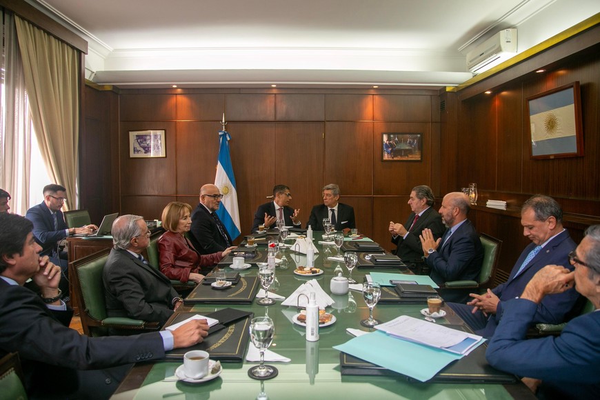 Horacio Rosatti se reunió con jueces de Casación y del fuero penal económico. Foto: Gentileza