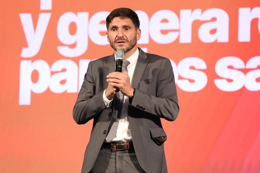 El gobernador de Santa Fe, Maximiliano Pullaro.