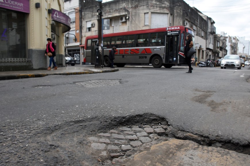 Por allí circula la Línea 14. Habrá desvíos ya planificados. Crédito: Guillermo Di Salvatore