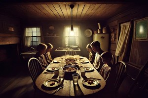 La mesa era un altar sobre el que se renovaba la vida…