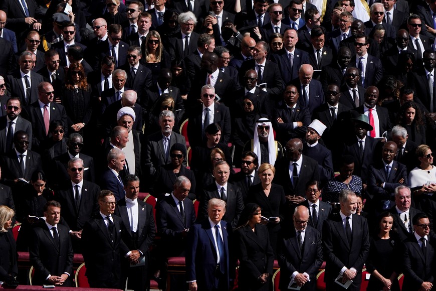 Líderes de todo el mundo se dieron cita en El Vaticano. Crédito: REUTERS.