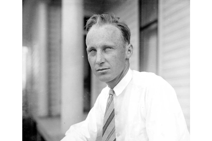 John Thomas Scopes (1900-1970), profesor y geólogo estadounidense. Protagonista del célebre episodio aquí recordado.
