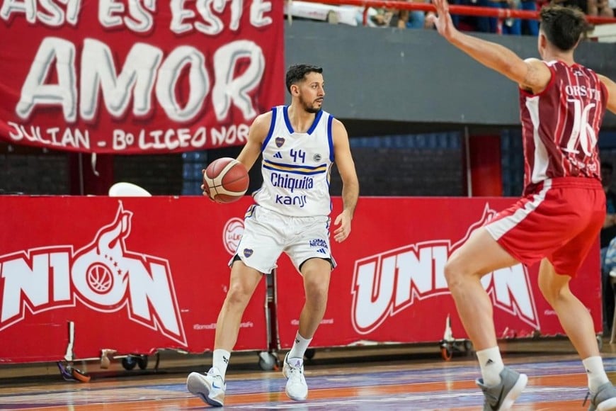 El rojiblanco no pudo con el más fuerte de esta LNB. Crédito: Prensa Unión