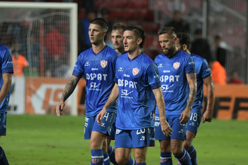 Unión en su última presentación como local ante Belgrano. Crédito: Mauricio Garín