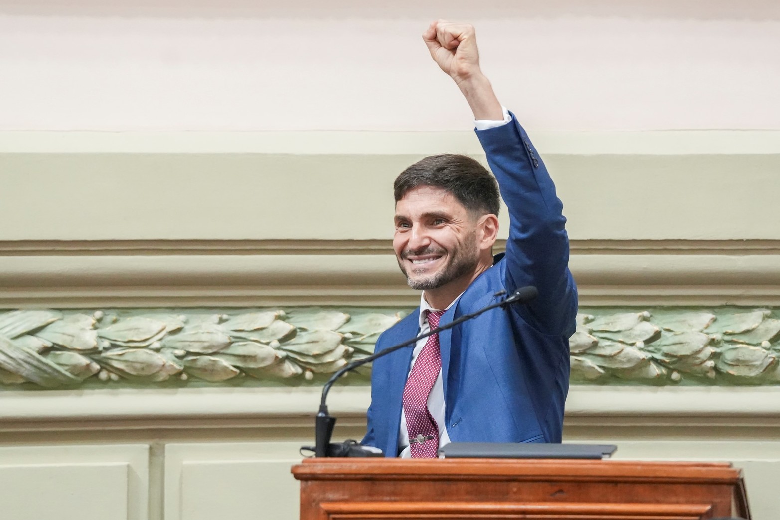 Pullaro destacó su primer año de gestión como gobernador.