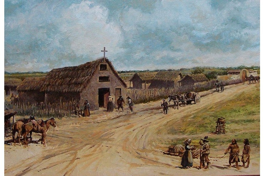 Santa Fe la Vieja por Juan Arancio. Foto: Archivo