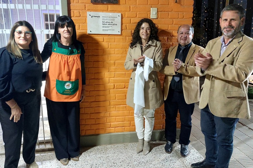 Mathey dijo que “cuando una institución cumple 50 años la comunidad toda festeja su trayectoria y ese es el momento que vivimos hoy”.