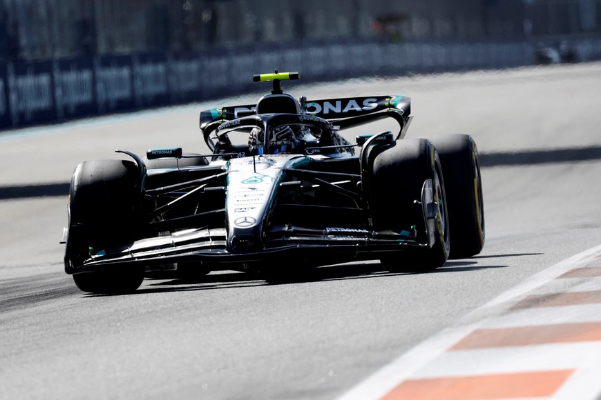 Formula One F1 - Miami Grand Prix - Miami International Autodrome, Miami, Florida, United States - May 2, 2025
Mercedes' Andrea Kimi Antonelli during sprint qualifying REUTERS/Marco Bello
