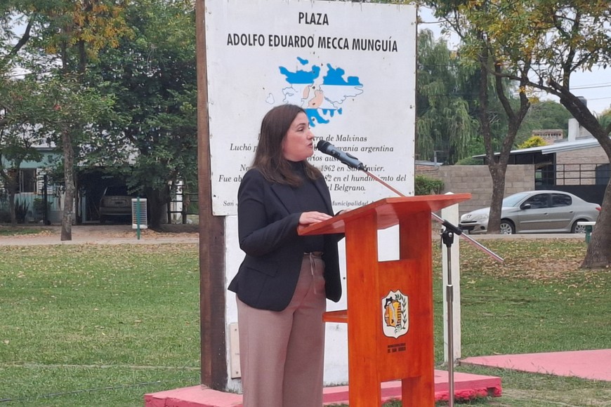 Durante la ceremonia, la mandataria brindó un emotivo discurso en el que evocó el testimonio de Sofía, madre de Adolfo,