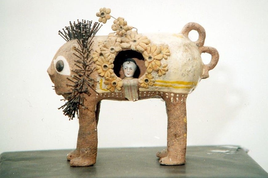 Obra de Juan Lazzarini. Foto: Archivo