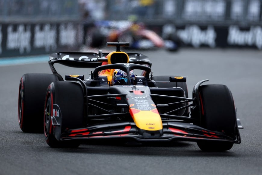 Formula One F1 - Miami Grand Prix - Miami International Autodrome, Miami, Florida, United States - May 3, 2025
Red Bull's Max Verstappen in action during qualifying REUTERS/Ricardo Arduengo