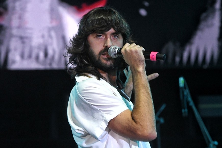 Joaquín Vitola de Indios, en una pose “seria”, fuera de su habitual afabilidad. Foto: Carolina Niklison