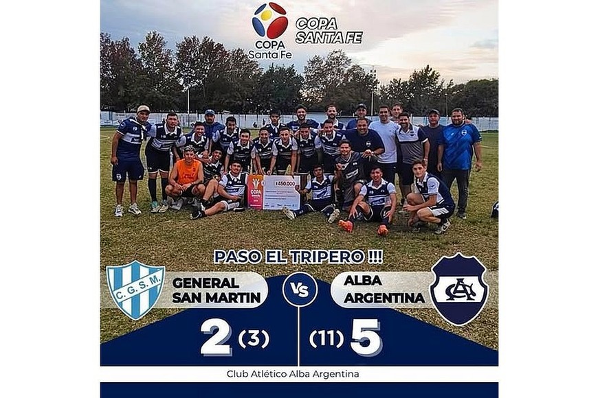 Alba goleó 6 a 1 y a 5 a 2 contra San Martín.