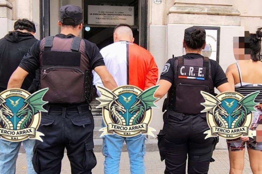 Los tres implicados fueron trasladados a la dependencia policial.